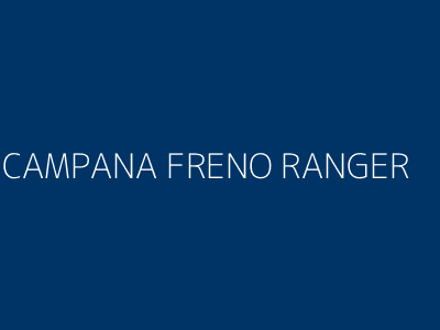 CAMPANA FRENO RANGER